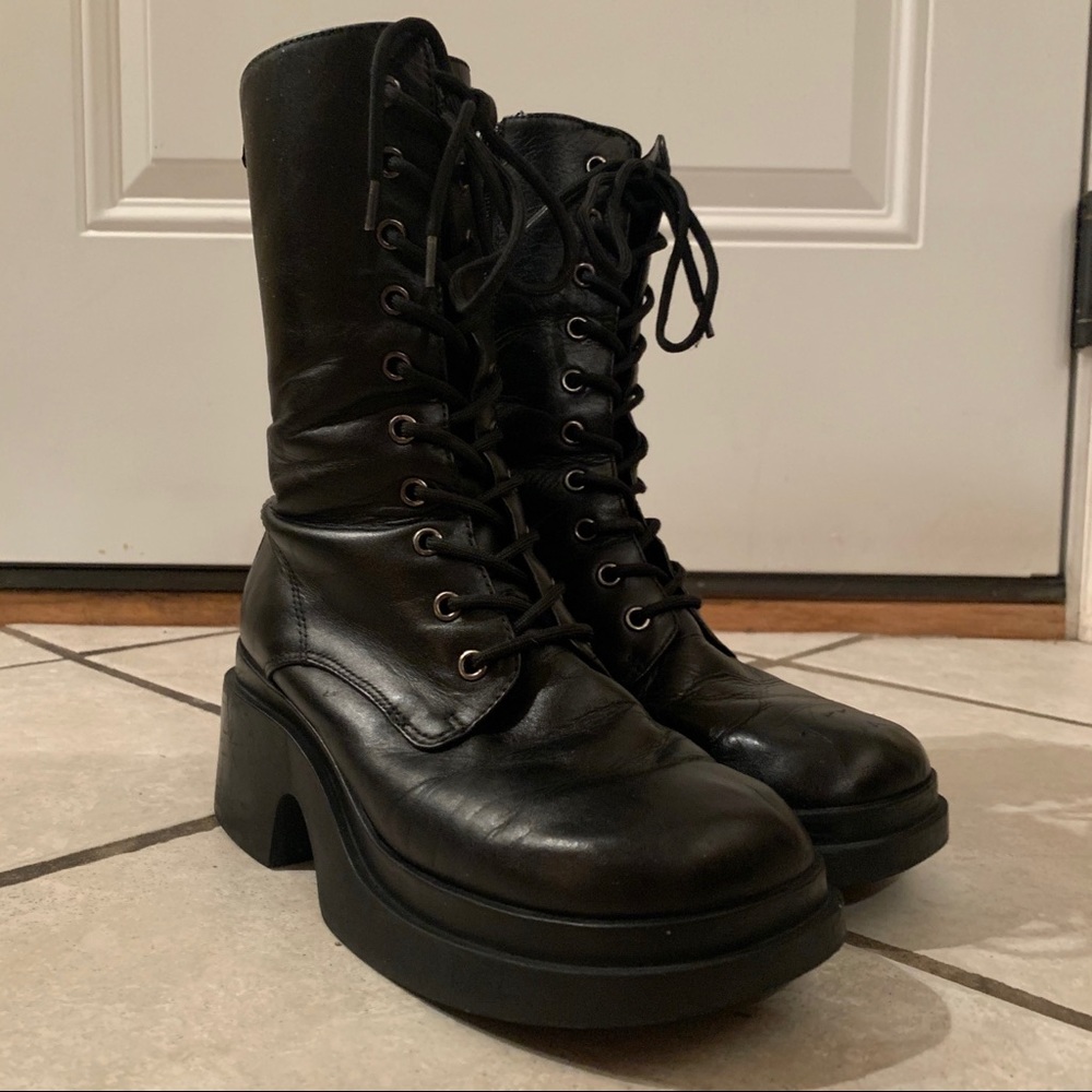 🚫SOLD🚫 VNTG STEVE MADDEN AIRFORCE COMBAT BOOTS